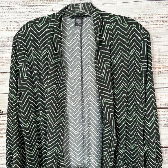 Robert Louis Mature Career Flowy Soft Open Front Cardigan, EUC, Medium - Picture 2 of 10